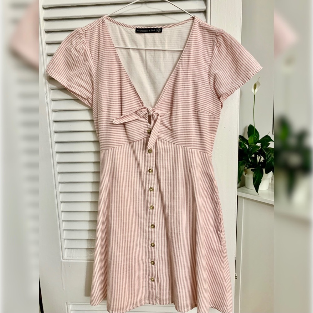 NWOT Abercrombie A-line Button Dress Sz XSP
